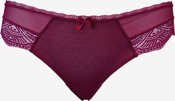 SugarShape Thong 'Clara' in Red: front