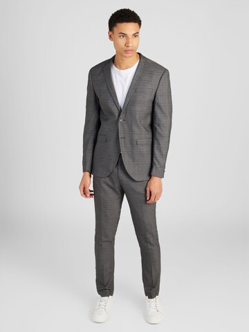 Coupe slim Costume 'FRANCO' JACK & JONES en gris : devant