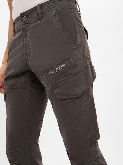 PME Legend Pantalon cargo ' Nordrop ' en brun foncé / anthracite, Vue avec produit