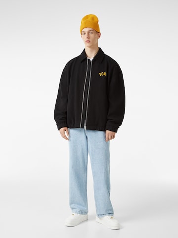 Bershka Between-season jacket in Black