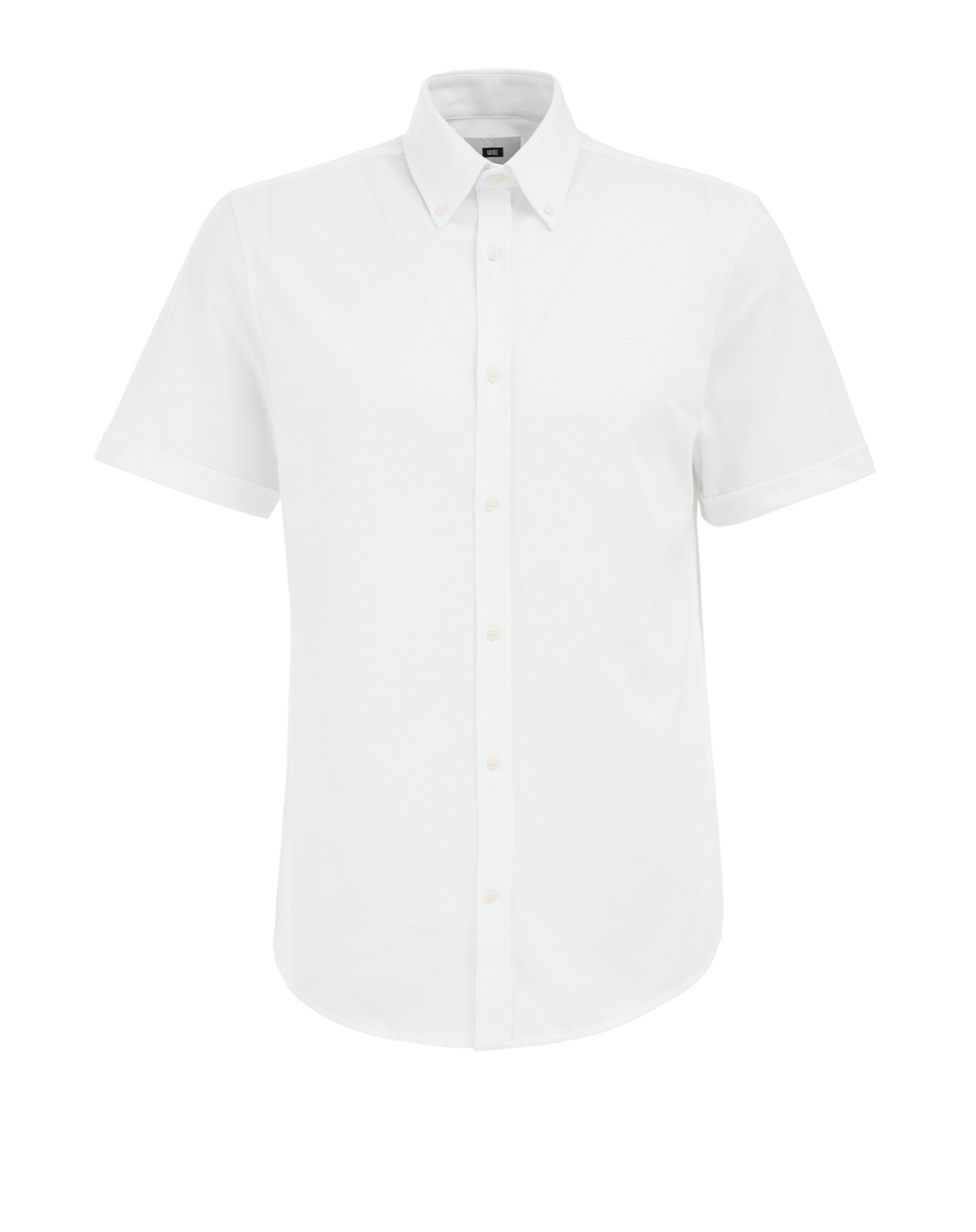 Chemise WE Fashion en blanc : devant