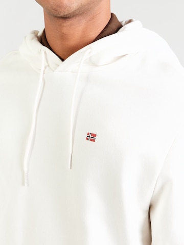 Sweat-shirt 'BALIS' NAPAPIJRI en blanc