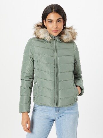 ONLY Winter Jacket in Green: front