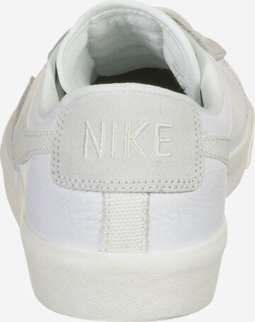 Baskets basses 'BLAZER LOW LEATHER' Nike Sportswear en blanc