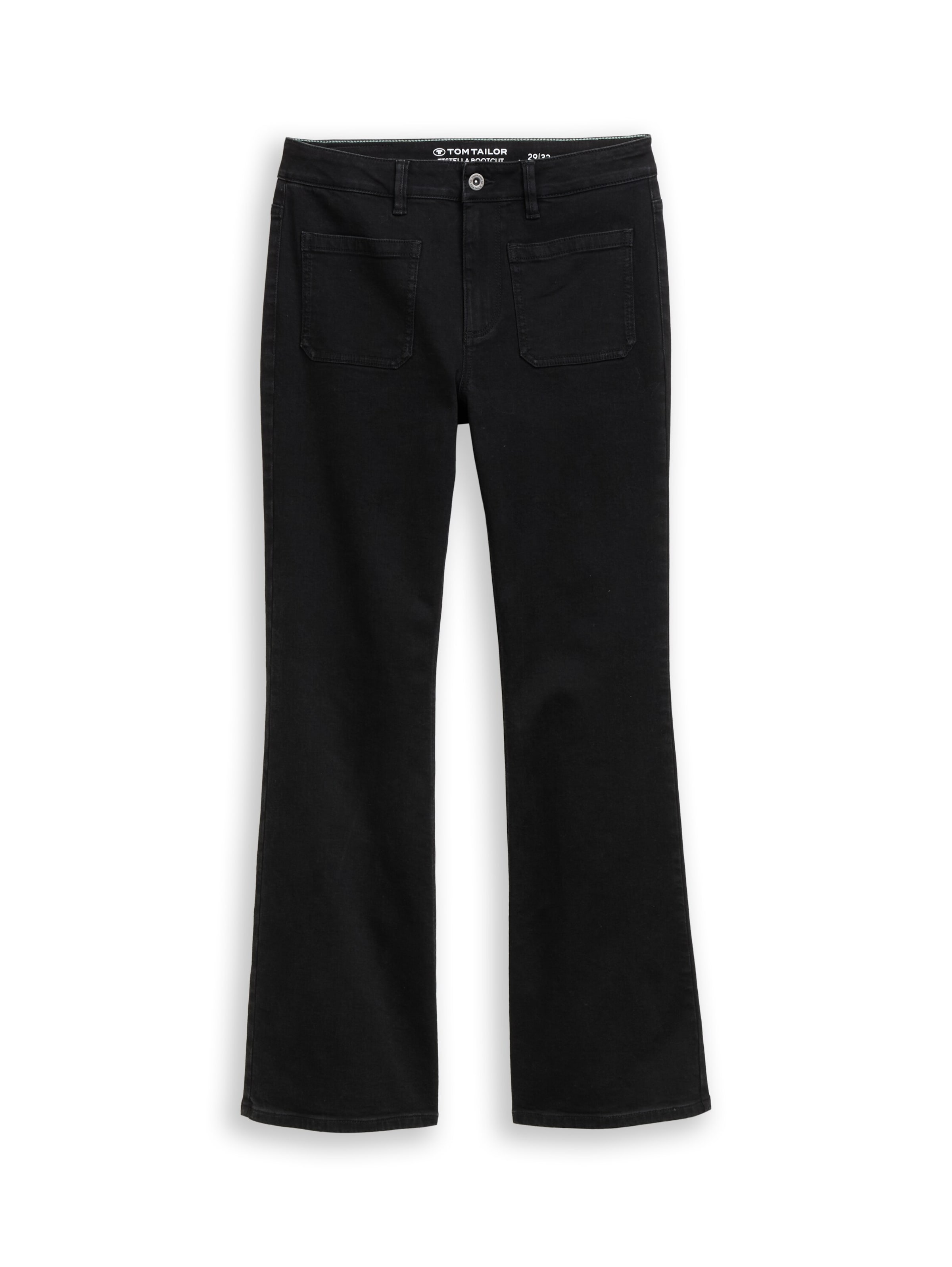 Bootcut Jean 'STELLA' TOM TAILOR en noir : devant