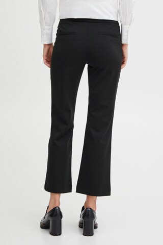 Flared Pantaloni 'Blazer' di Fransa in nero