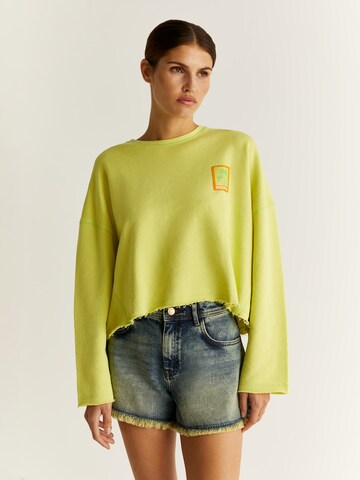 Sweat-shirt Scalpers en vert