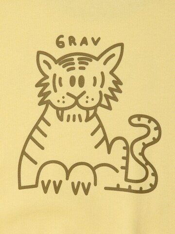 Maru + Bo Sweatshirt 'PRINTED TIGER SWEATSHIRT' i gul