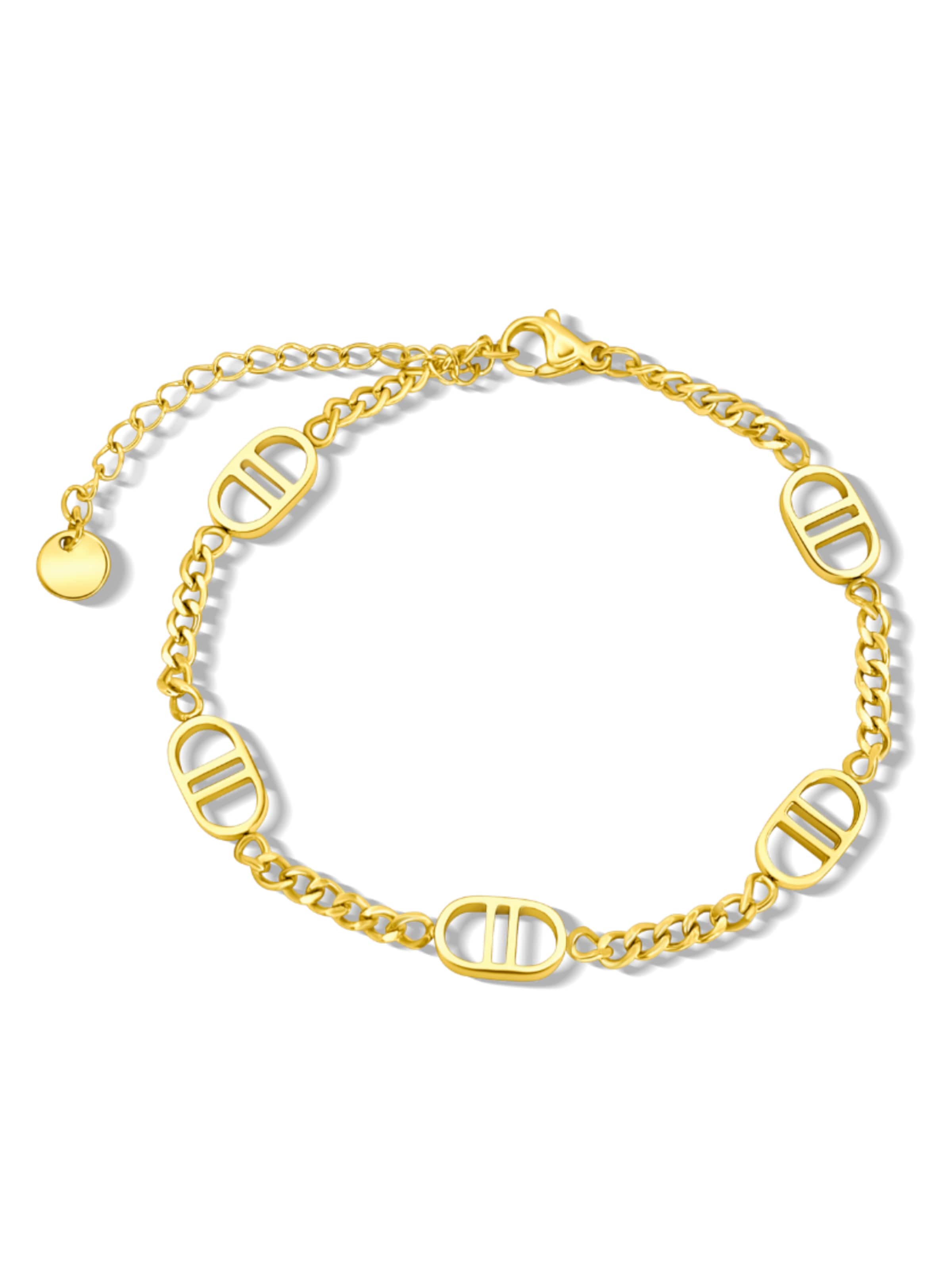 Pure Schmuck Bracelet 'Prestige Timeless' in Gold: front