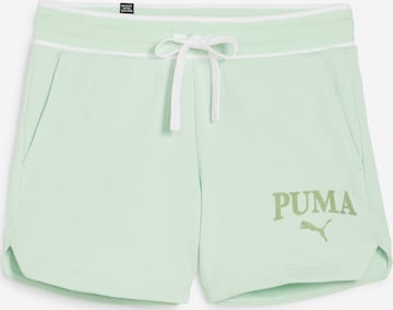 PUMA Regular Shorts 'SQUAD' in Grün: predná strana