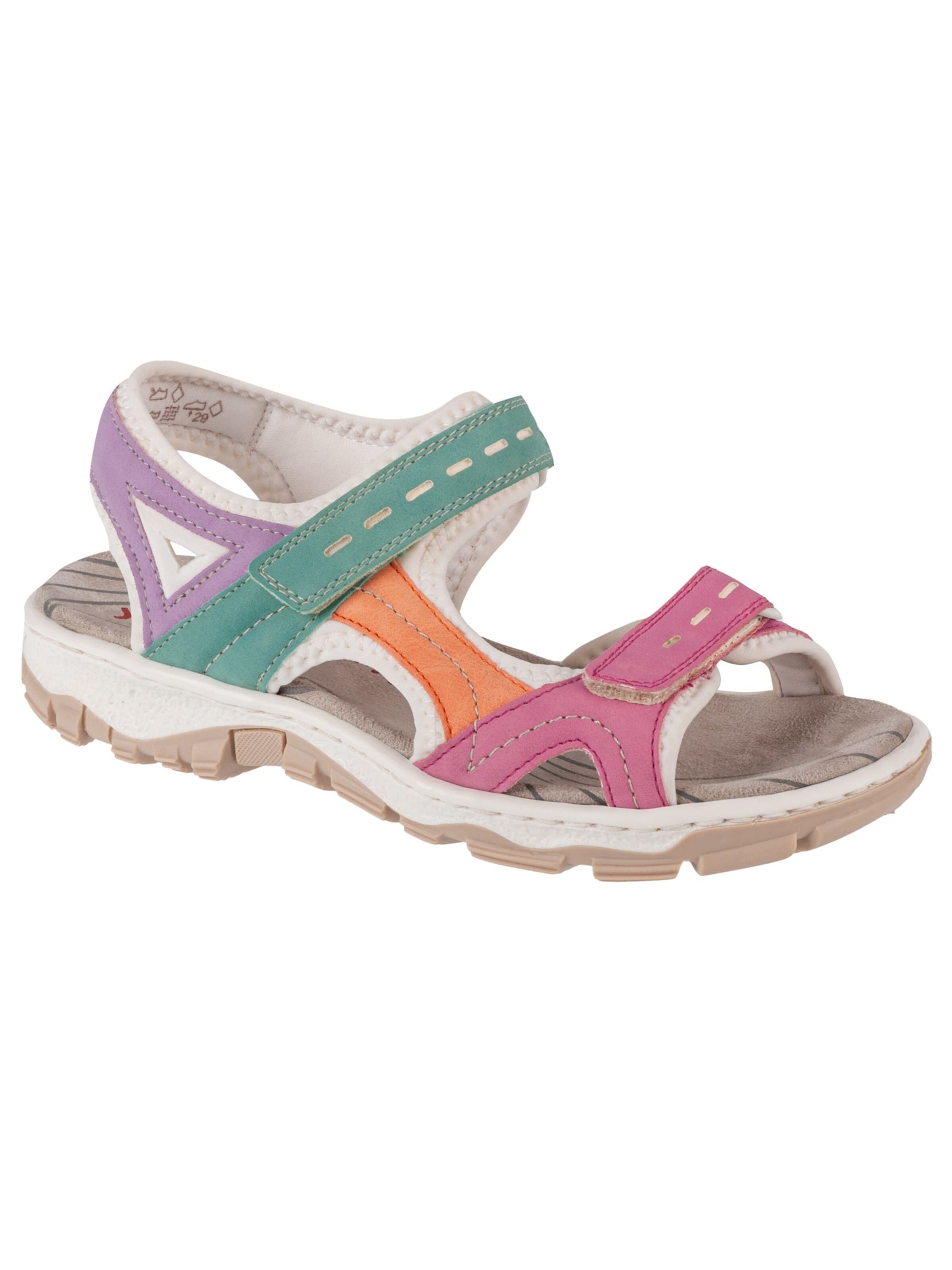 Rieker Trekking sandal 'Rieker  68866' in Mixed colours: front