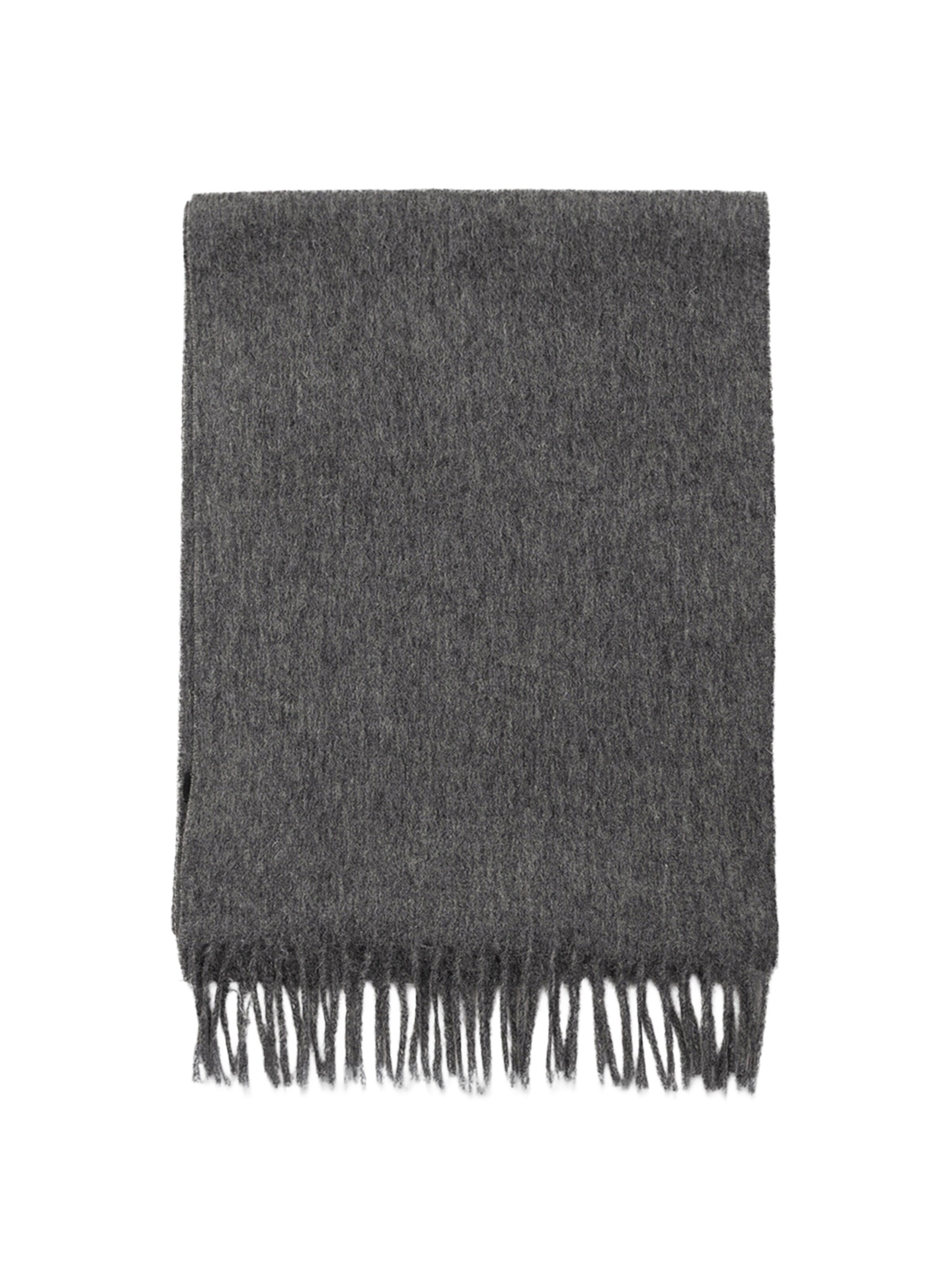 L'Arte Milano Shawl in Grey: front