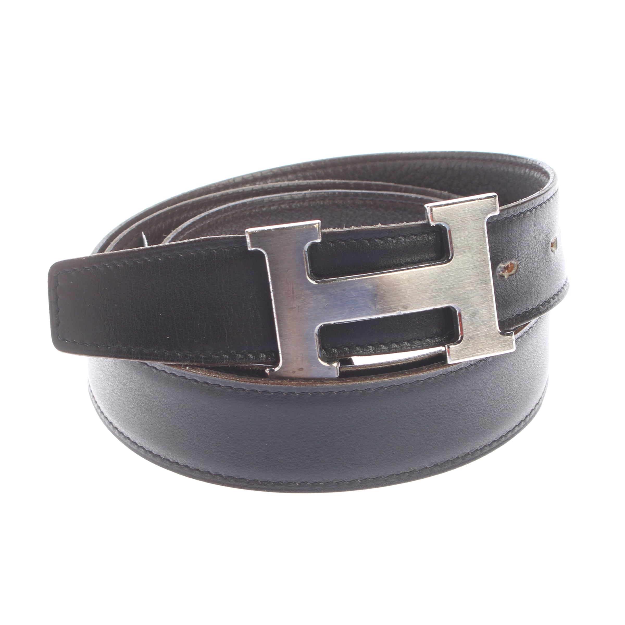 HERMÈS Belt & Suspenders in M in Black: front