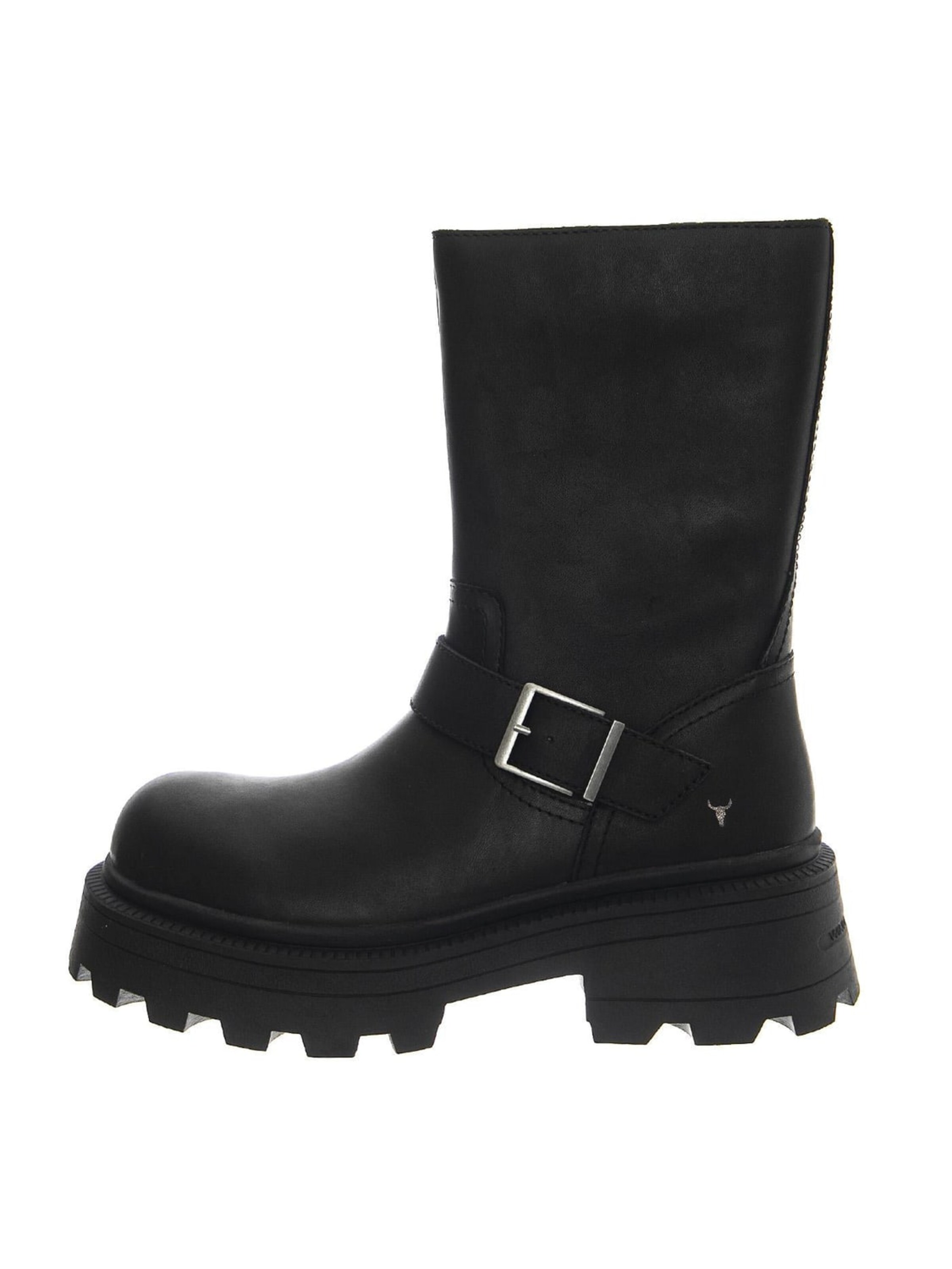 Stivale 'Teasin Black Rock Leather Boots' di Windsor Smith in nero