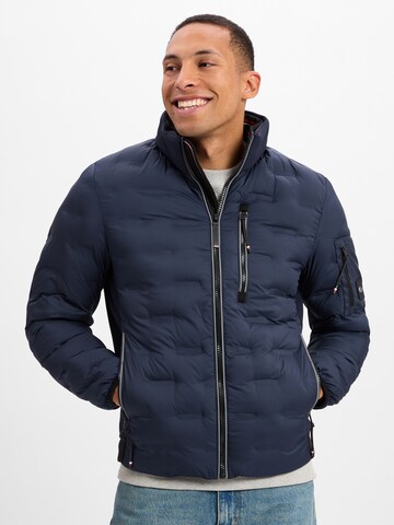 TOM TAILOR Steppjacke in Blau: Vorderseite