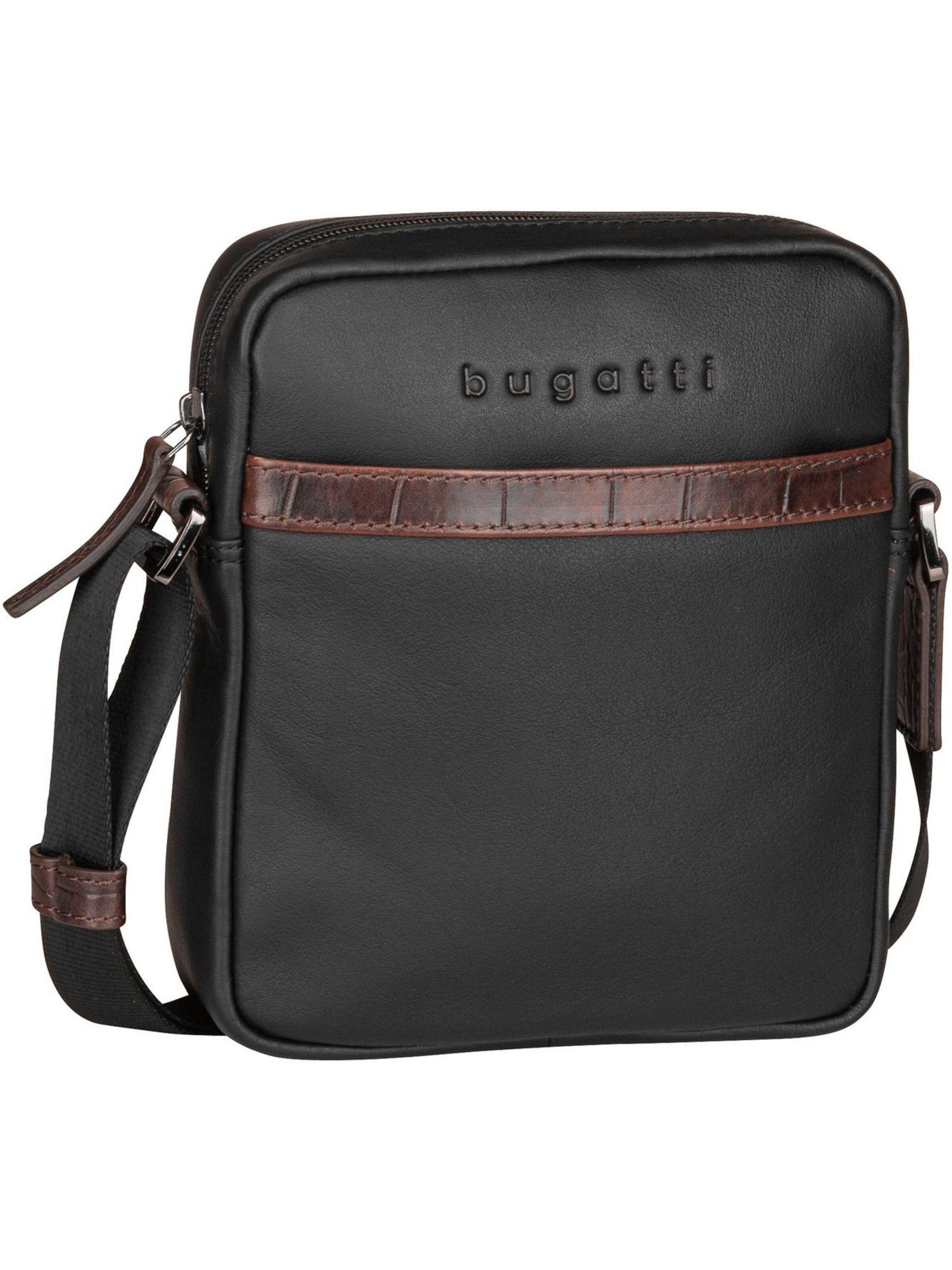 Sac à bandoulière 'Corso DeLuxe' bugatti en noir : devant