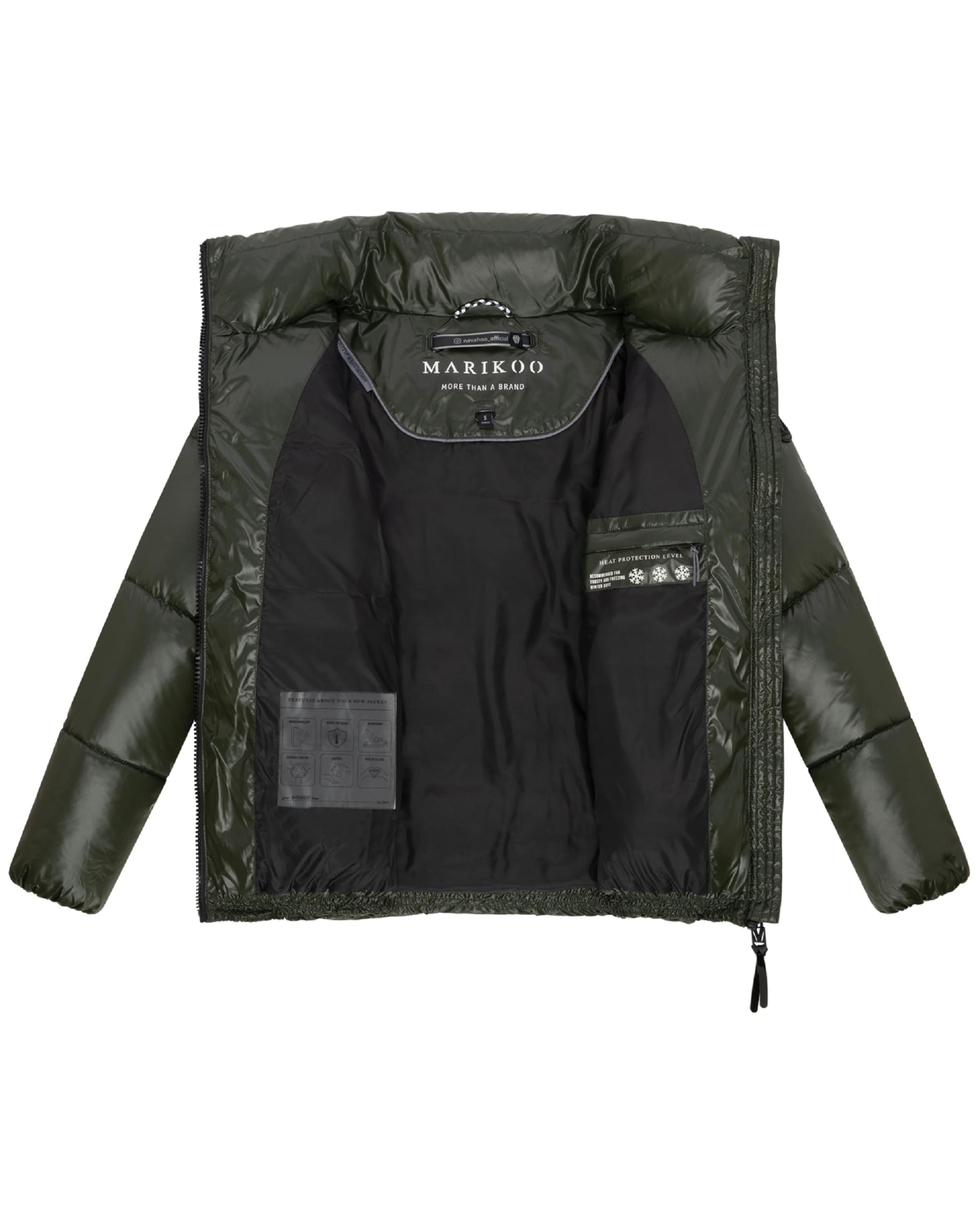 MARIKOO Зимняя куртка 'Hazalee 16' в Зеленый