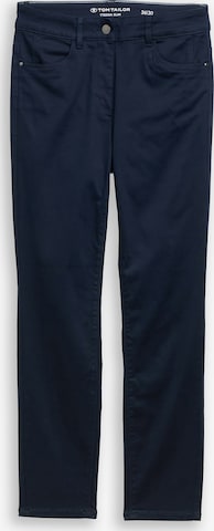 mėlyna TOM TAILOR Prigludęs Kelnės 'Edda': priekis