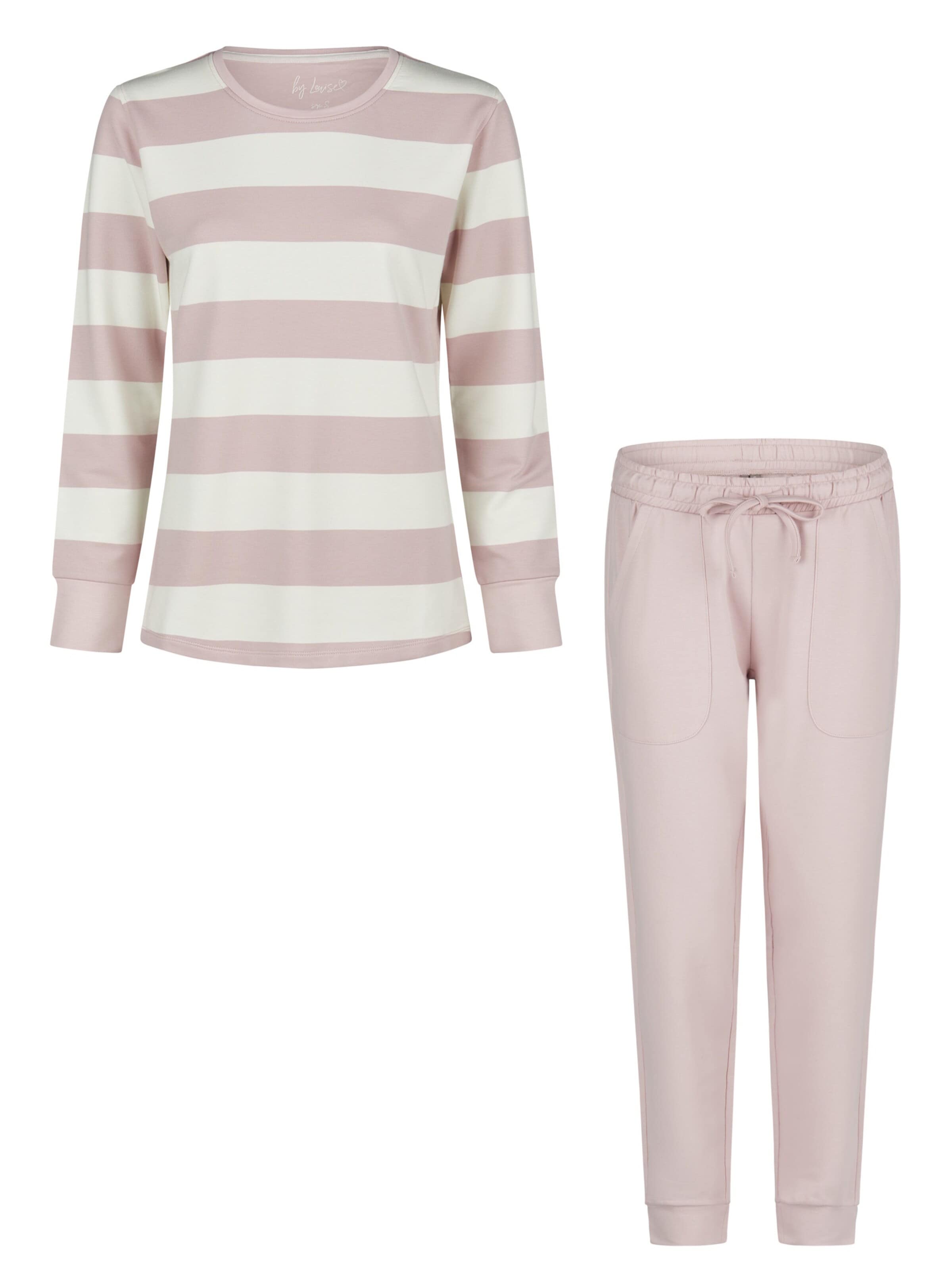 By Louise Pajama in Pink: front
