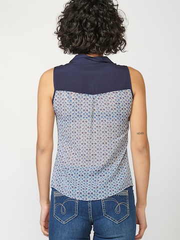 KOROSHI Blouse in Blauw