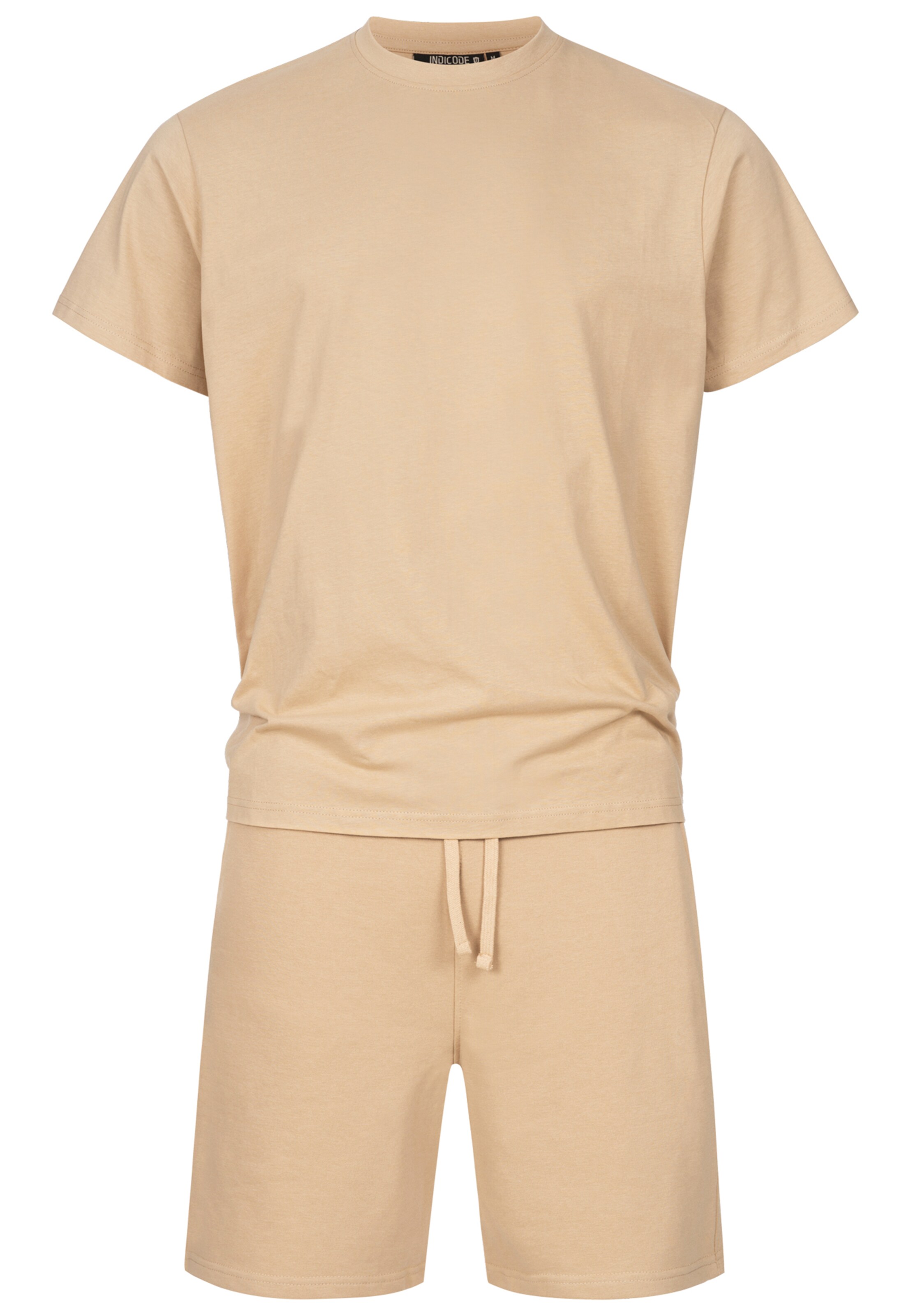 INDICODE JEANS Loungewear 'Comfy' in Beige: front