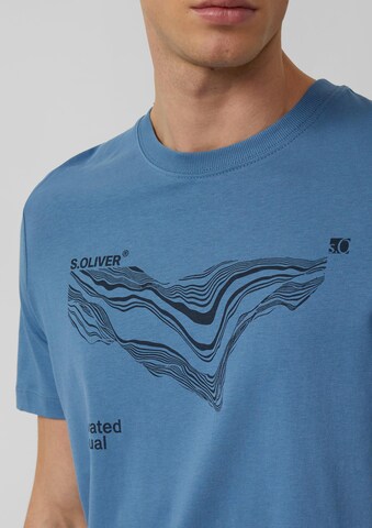 s.Oliver T-shirt i blå