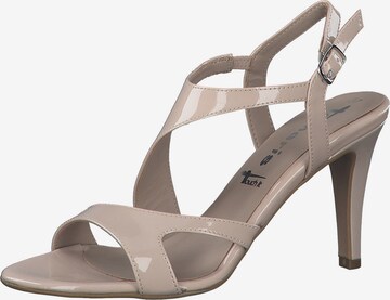 TAMARIS Sandals in Beige: front