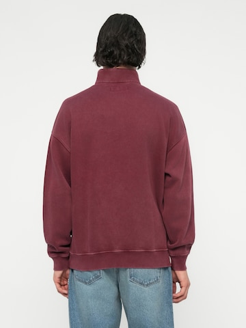 Sweat-shirt Abercrombie & Fitch en rouge