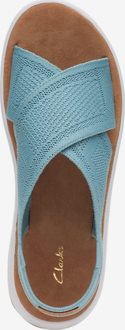 CLARKS Strap Sandals in Blue