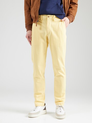 Polo Ralph LaurenSlimfit Chino hlače 'BEDFORD' - žuta boja: prednji dio