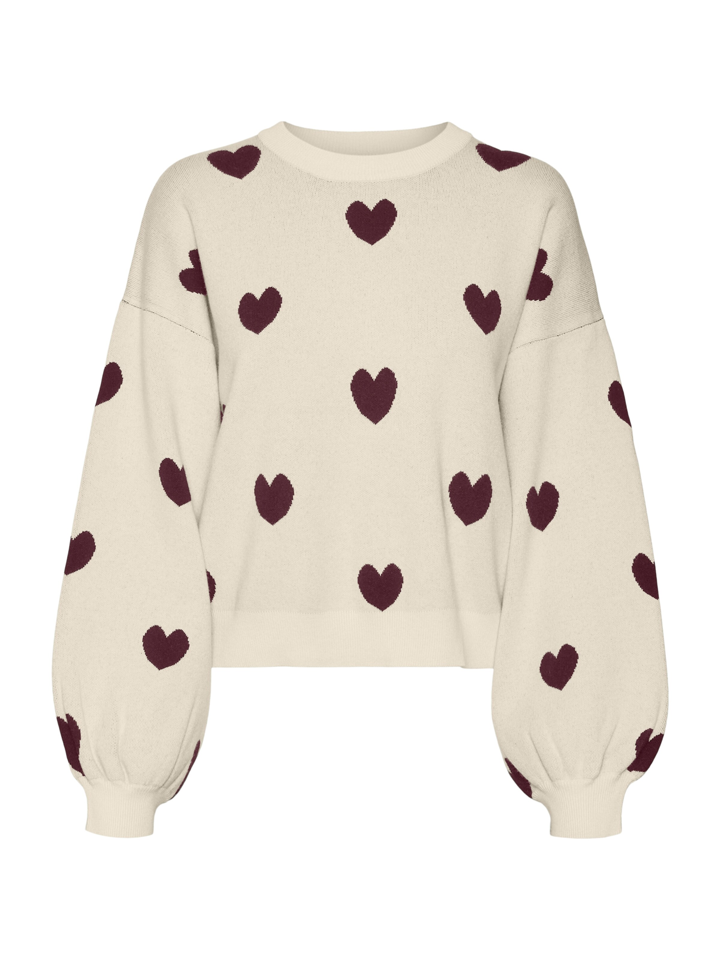 Pull-over 'VMSomeone' VERO MODA en beige : devant