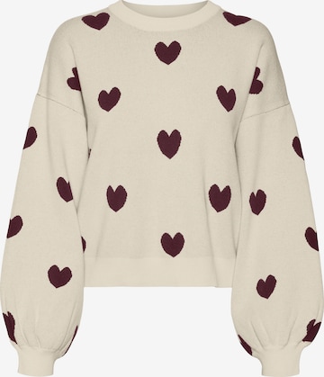VERO MODA Pullover 'VMSomeone' i beige: forside