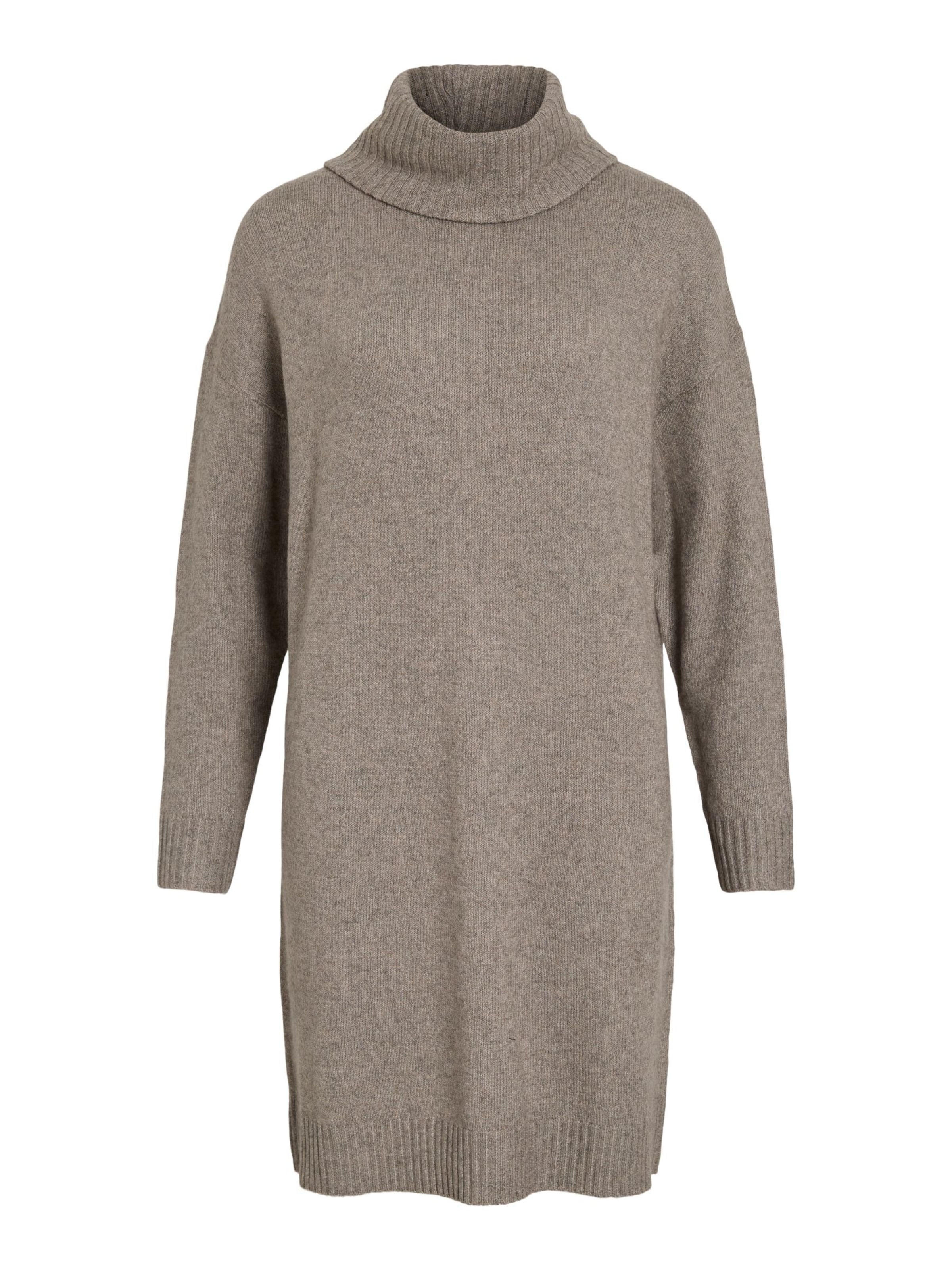 Robes en maille VILA en gris : devant