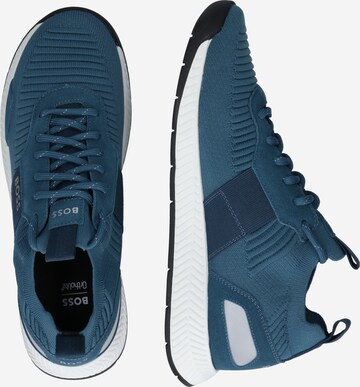 BOSS Black Sneaker 'Titanium' in Blau