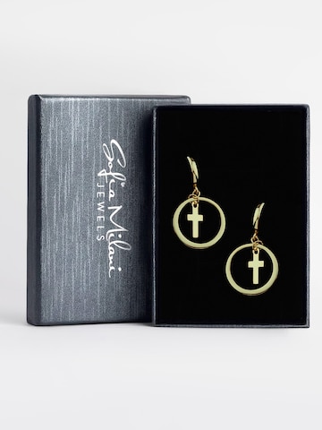 Sofia Milani Earrings 'Circle Cross' in Gold