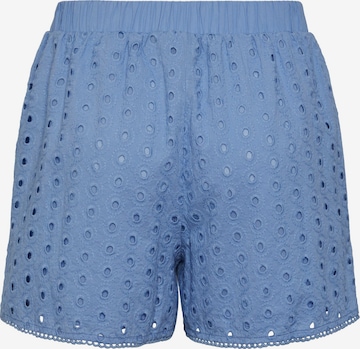 PIECES Regular Shorts in Blau