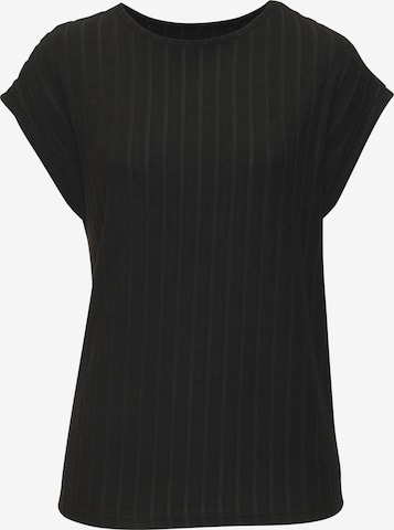 VIVANCE by LASCANA T-Shirt in Schwarz: Vorderseite