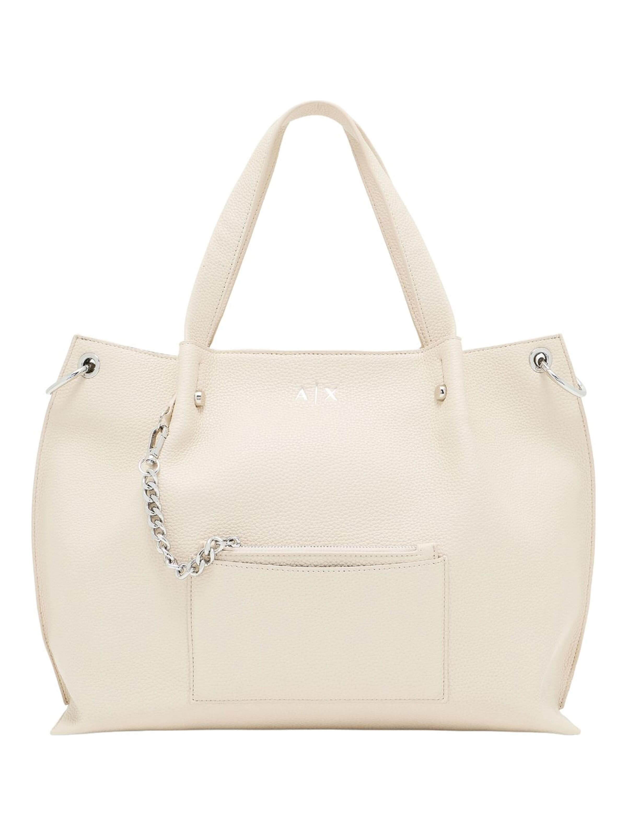 Shopper di ARMANI EXCHANGE in beige: frontale