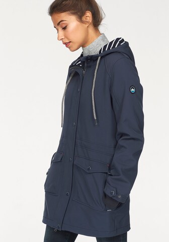 POLARINO Softshellparka in Blau