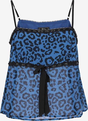 Haut 'Festive' faina en bleu : devant