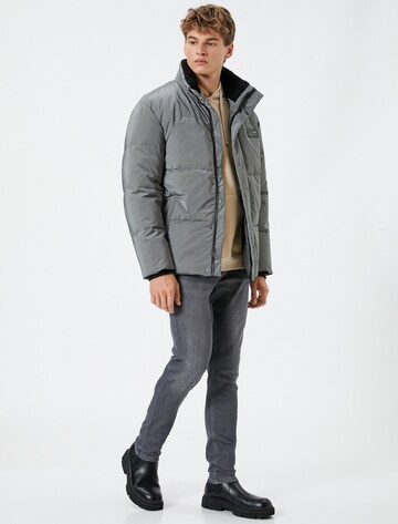 Koton Between-Season Jacket in Grey