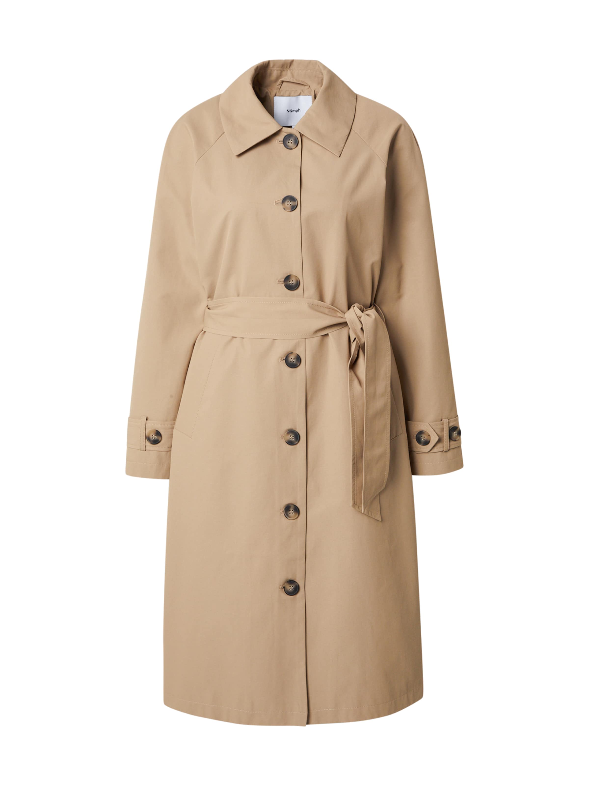 Cappotto di mezza stagione 'Emmas' di NÜMPH in beige: frontale