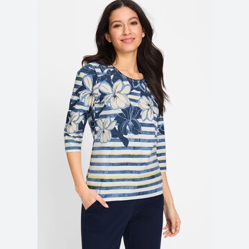 Olsen Shirt in Blauw: voorkant