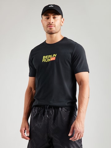 Tricou funcțional 'CITY MRTH' de la NIKE pe negru: față