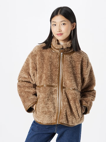 co'couture Between-season jacket 'Abel' in Brown: front