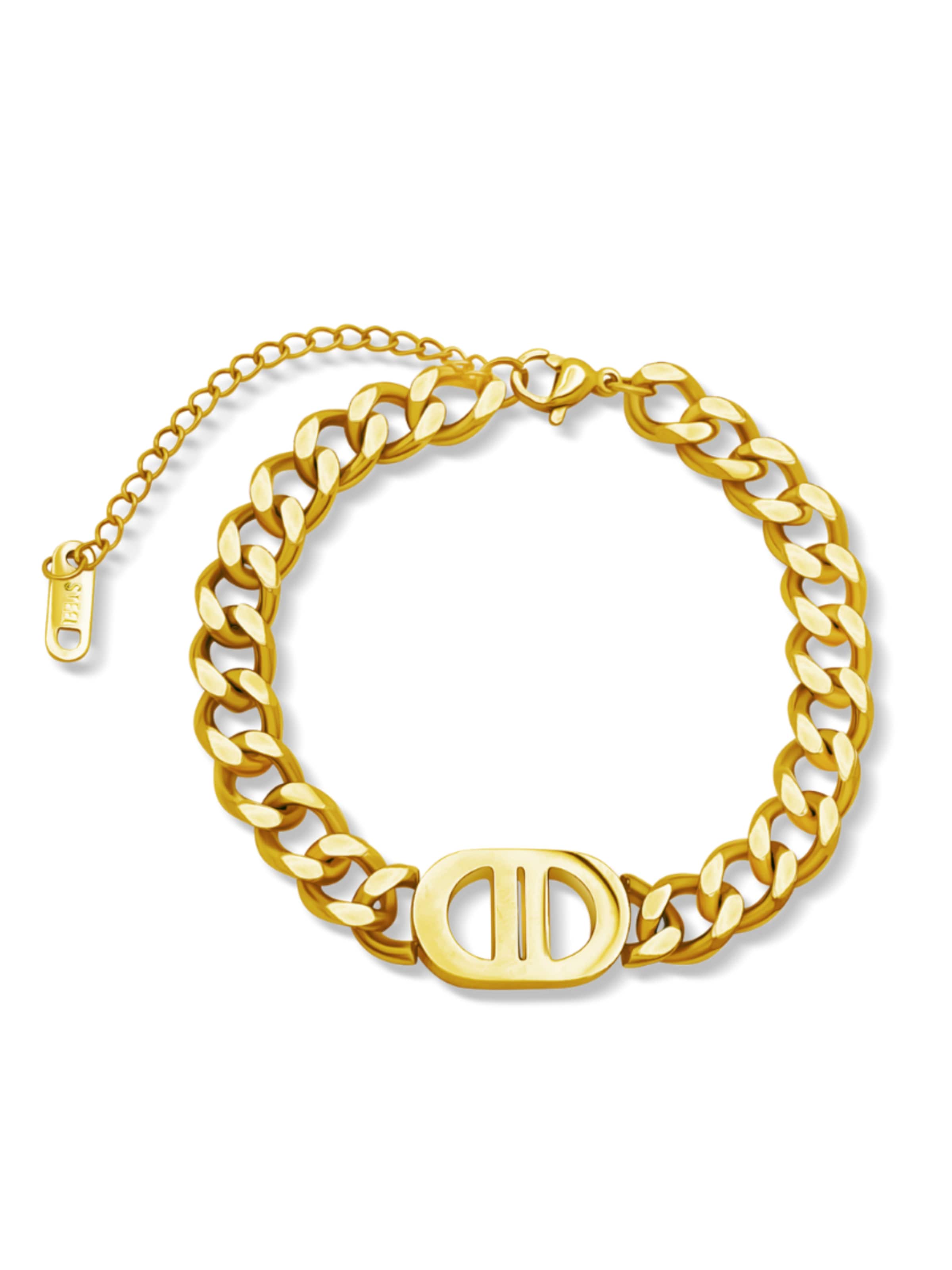 Pure Schmuck Bracelet 'Prestige' in Gold: front