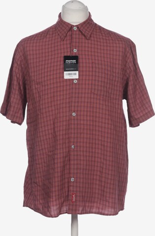 QUIKSILVER Button Up Shirt in L in Red: front