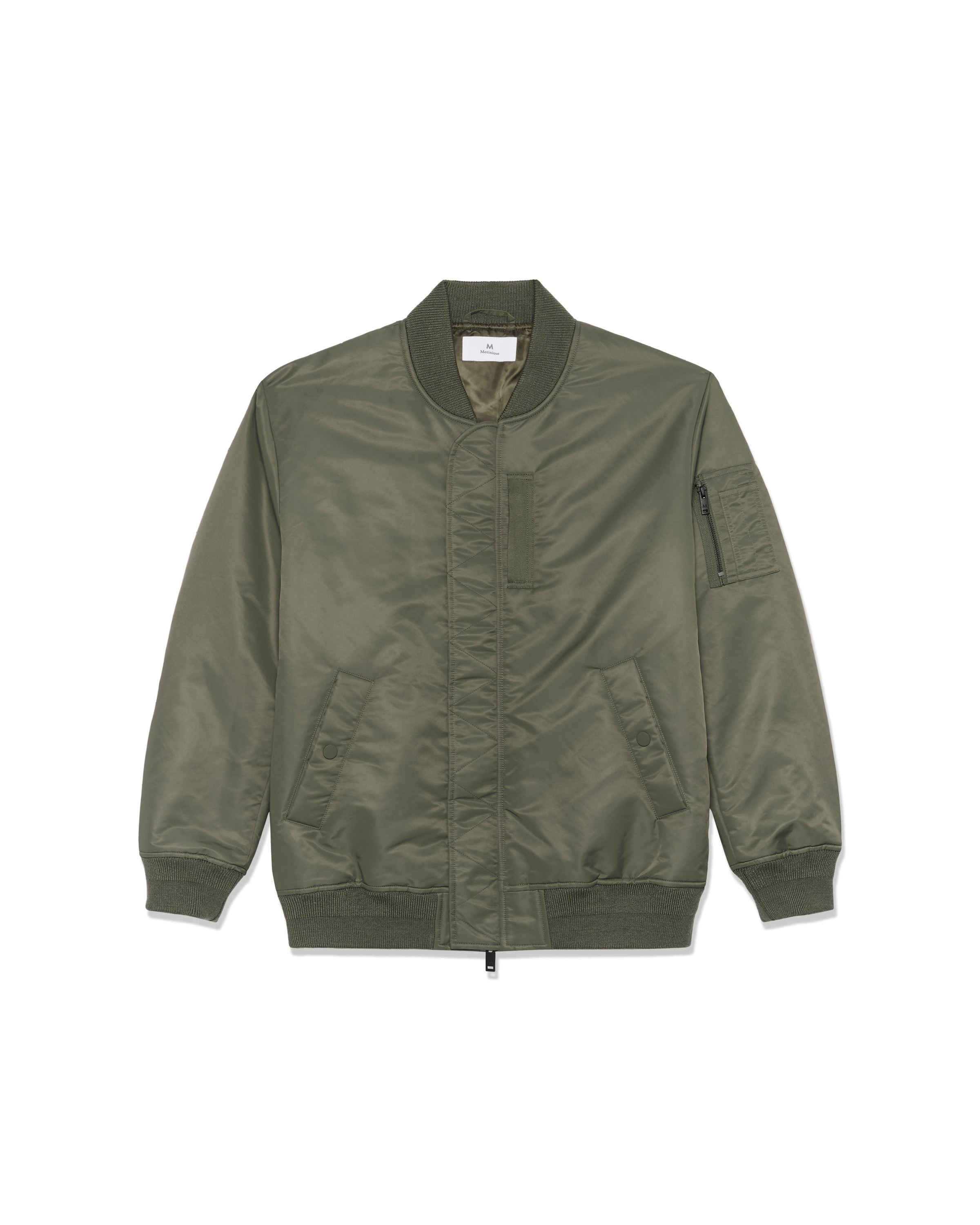 Matinique Between-Season Jacket 'MABatley 73' in Green: front