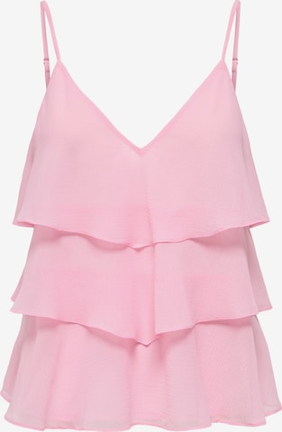 ONLY - Top 'ONLLINN' en rosa: frente