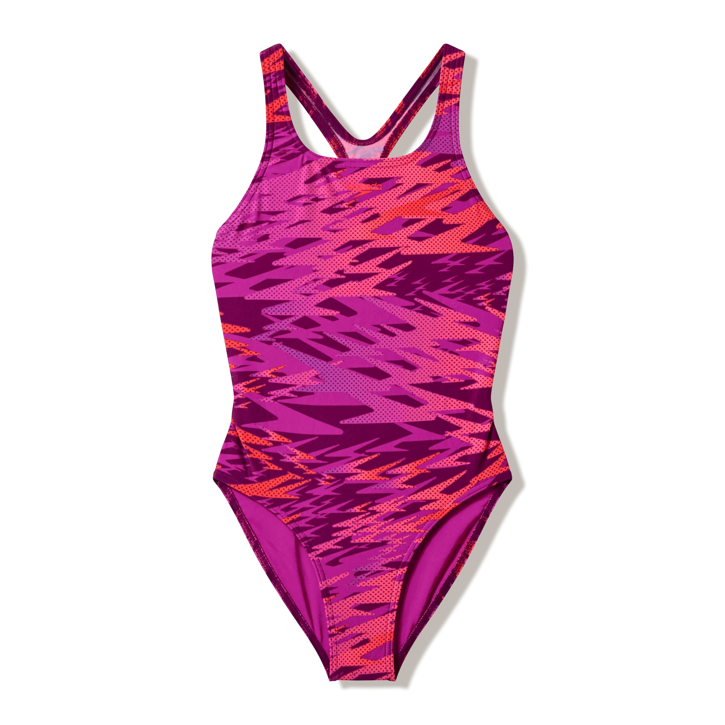 SPEEDO T-shirt Swimsuit in Purple: front